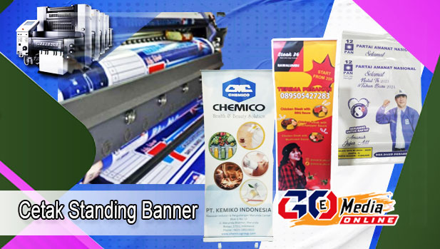 Cetak Standing Banner